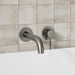 Lussaro Gino Fluted Wall Mounted Bath Filler Tap - Bath