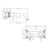 Lussaro Gino Fluted Wall Mounted Bath Filler Tap - Bath