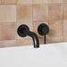 Lussaro Gino Fluted Wall Mounted Bath Filler Tap - Bath