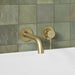 Lussaro Gino Fluted Wall Mounted Bath Filler Tap - Bath