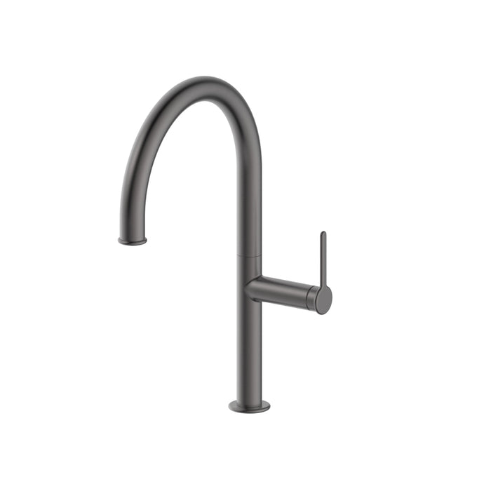 Hannah Single Lever Kitchen Mixer Tap - Gunmetal - Kitchen