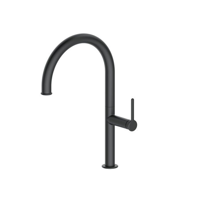 Hannah Single Lever Kitchen Mixer Tap - Orca Black