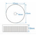 Lussaro Isabelle Fluted Round Countertop Basin - 375mm Wide
