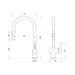 Layla Single Lever Pull Out Kitchen Mixer Tap - Kitchen Taps