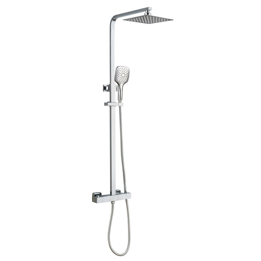 Mia Premium Square Thermostatic Overhead Shower Kit