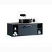 Lussaro Nero 1 Drawer Wall Hung Vanity Unit with 2 Side