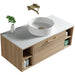 Lussaro Nero 1 Drawer Wall Hung Vanity Unit with 2 Side