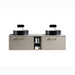 Lussaro Nero 2 Drawer Wall Hung Double Vanity Unit