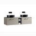 Lussaro Nero 2 Drawer Wall Hung Double Vanity Unit