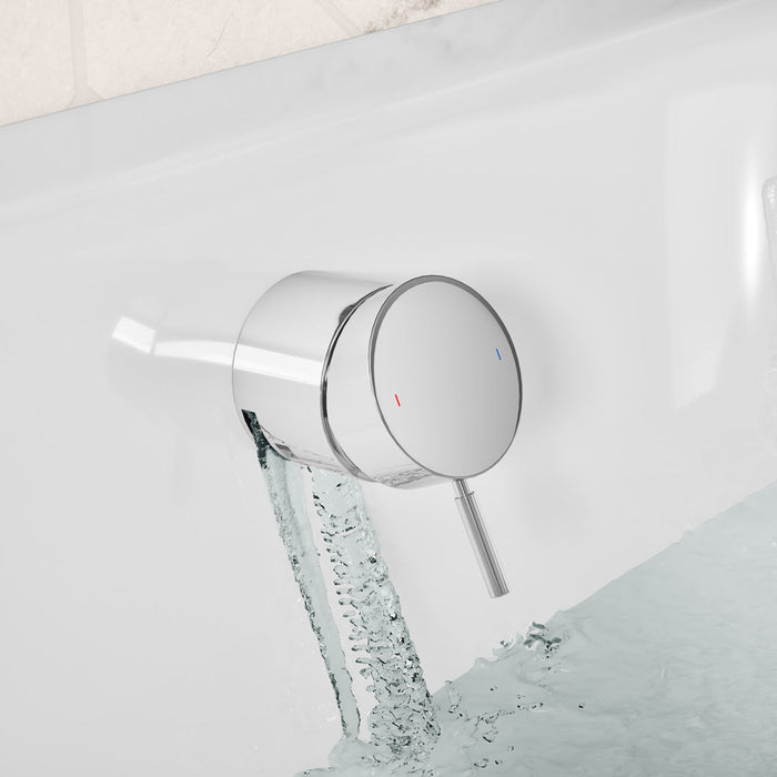 Lussaro Overflow Bath Filler With Waste And Control Valve