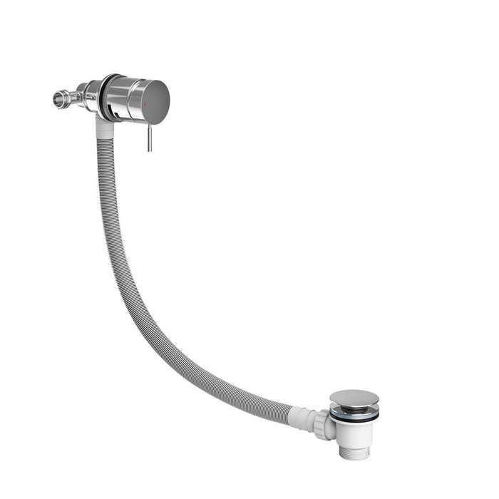 Lussaro Overflow Bath Filler With Waste And Control Valve