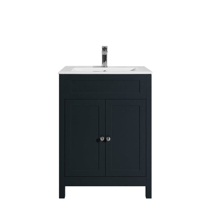 Paisley Floor Standing Vanity Unit With Basin - 600mm Wide