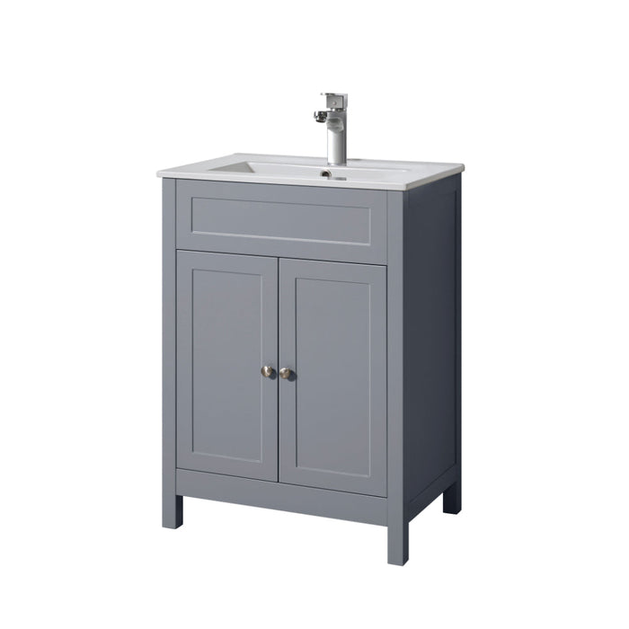 Paisley Floor Standing Vanity Unit With Basin - 600mm Wide
