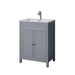 Paisley Floor Standing Vanity Unit With Basin - 600mm Wide
