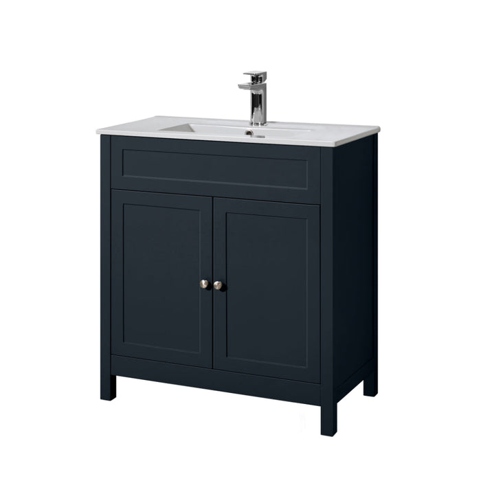 Paisley Floor Standing Vanity Unit With Basin - 800mm Wide
