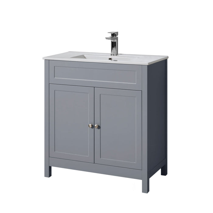 Paisley Floor Standing Vanity Unit With Basin - 800mm Wide