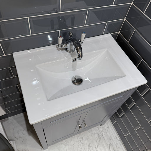 Lussaro Paisley Floor Standing Vanity Unit With Basin - 1