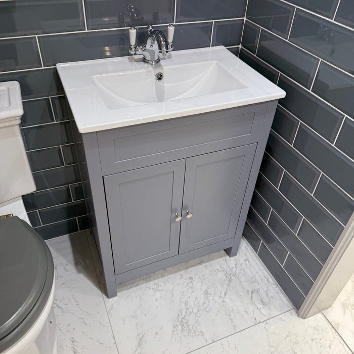 Lussaro Paisley Floor Standing Vanity Unit With Basin - 1