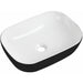 Lussaro Rectangular Countertop Basin - No TH - Orca