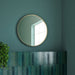 Lussaro Rico Round Non Illuminated Mirror - Brushed Brass