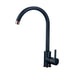Riley Single Lever Kitchen Mixer Tap - Black/Rose Gold