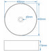 Lussaro Round Countertop Basin - No TH - Countertop Basins