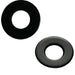 Round Overflow Cover - Black - Basin Accessories
