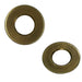 Round Overflow Cover - Brushed Brass - Basin Accessories