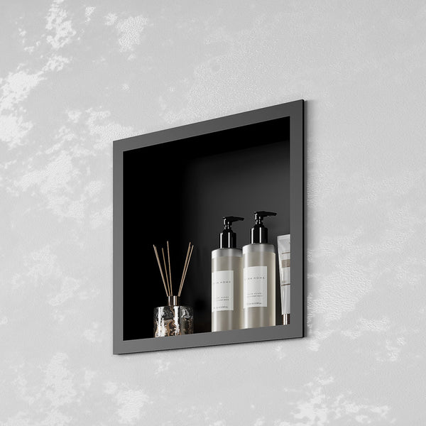 Tailored Round Shower Set, Shower Niche & Basin Mixer Tap Package