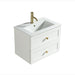 Lussaro Valerio 2 Drawer Wall Hung Vanity And Basin - 610mm