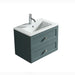 Lussaro Valerio 2 Drawer Wall Hung Vanity And Basin - 610mm