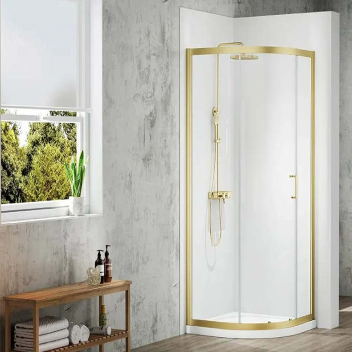 Merlyn MBOX Single Door Offset Quadrant Shower Enclosure