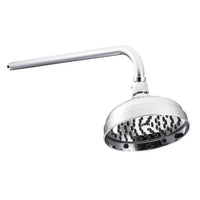 Marflow 8 inch Skirted Easy Clean Shower Head - Chrome