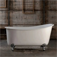 Marseille Small Single Ended Slipper Freestanding Cast Iron 