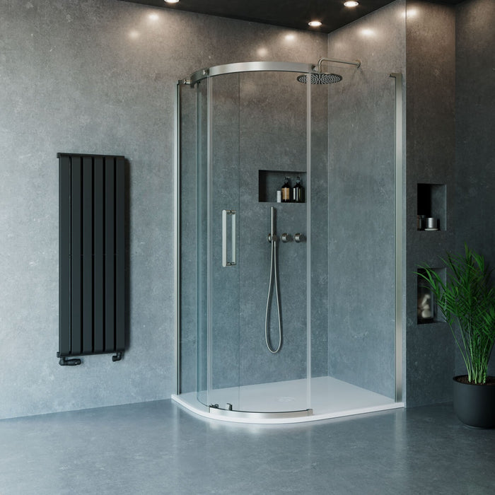 Crosswater Limit Flat Panel Towel Radiator - 1200mm x 395mm