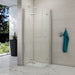 Merlyn 8 Series Double Folding Wetroom Glass Panel - Wet