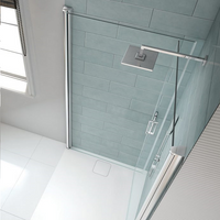 Merlyn 8 Series Frameless Double Pivot Wetroom Panel