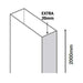 Merlyn 8 Series Frameless Extension Profile For Hinge