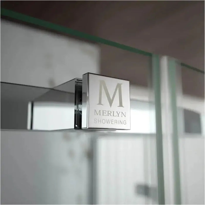 Merlyn 8 Series Frameless Hinge and Inline Shower Door with 