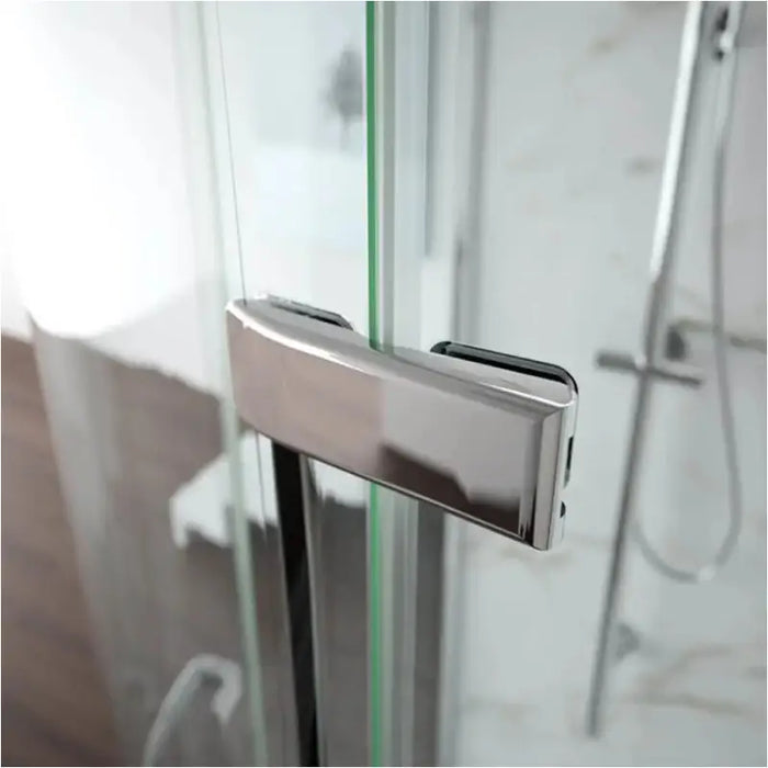 Merlyn 8 Series Frameless Hinge and Inline Shower Door with 