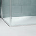 Merlyn 8 Series Frameless Pivot Shower Door with Side Panel