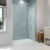 Merlyn 8 Series Recessed Pivot Shower Door With Inline