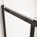 Merlyn Black Sliding Shower Door with Side Panel - Doors