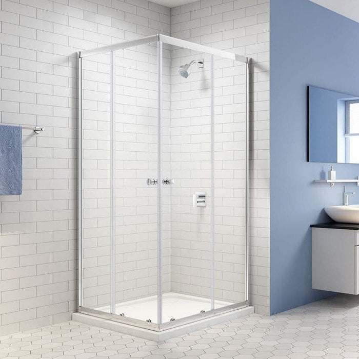 Merlyn Easy Corner Shower Door - Chrome - 800mm - Corner