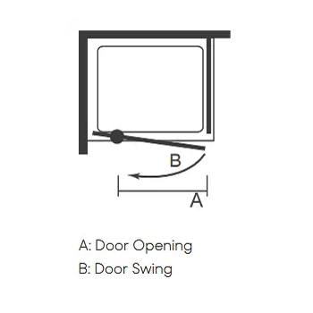 Merlyn Easy Recessed Pivot Shower Door - Pivot Shower Doors