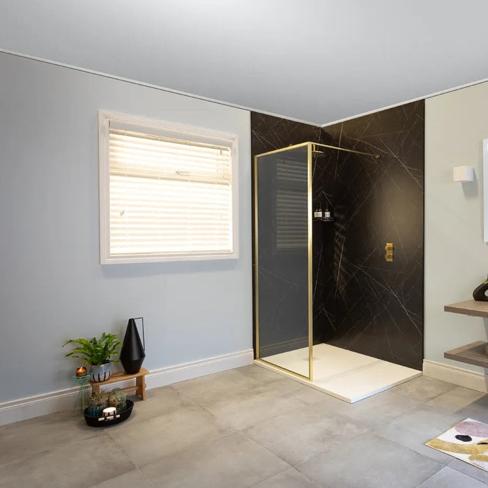 Merlyn Framed 8mm Wetroom Shower Wall - Wet Room Glass &