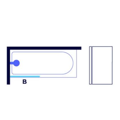 Merlyn Framed Bath Screen - Bath Screens