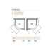Merlyn Ionic Essence 1 Door Quadrant Shower Enclosure