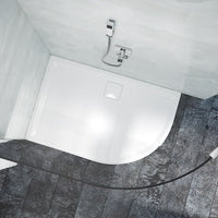 Merlyn Level25 Offset Quadrant Shower Tray White - Trays