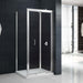 Merlyn Mbox Bi - Fold Shower Door With Side Panel - Chrome